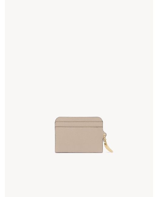 Chloé Natural Logo Card Holder