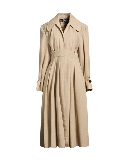 Jacquemus Natural Long Wool Coat