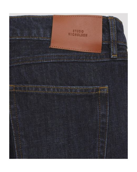 Studio Nicholson Blue Marylebone Exclusive Jeans