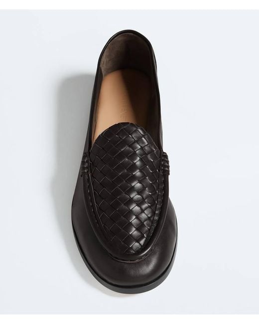 Bottega Veneta Black Silenzio Loafers for men