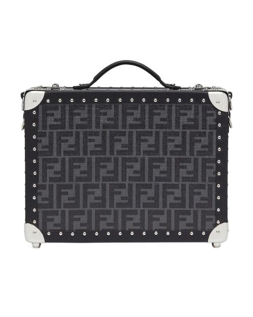 Fendi Black Small Rigid Suitcase for men