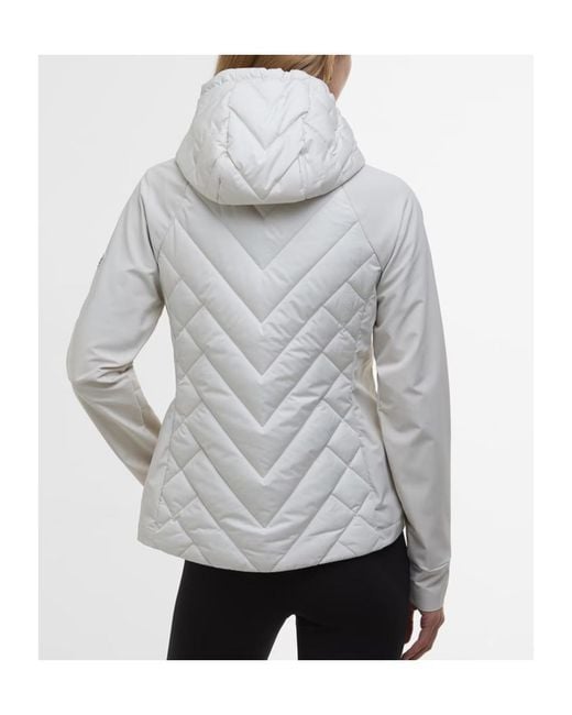 Barbour Gray Dakota Quilted Jacket