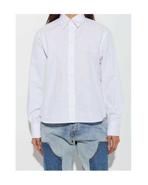 Off-White c/o Virgil Abloh White Long-Sleeved Shirt