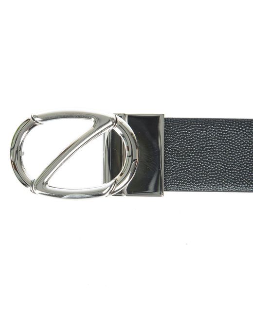 Zegna Multicolor Logo Belt for men