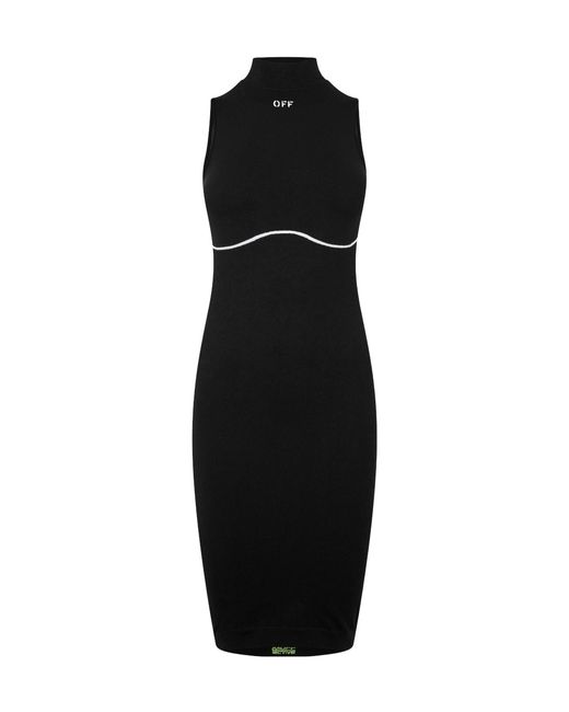 Off-White c/o Virgil Abloh Black Fitted Dress