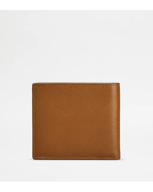 Tod's Brown Logo Wallet for men