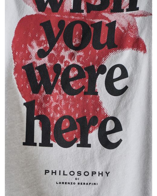 Philosophy Di Lorenzo Serafini White Short-Sleeved T-Shirt