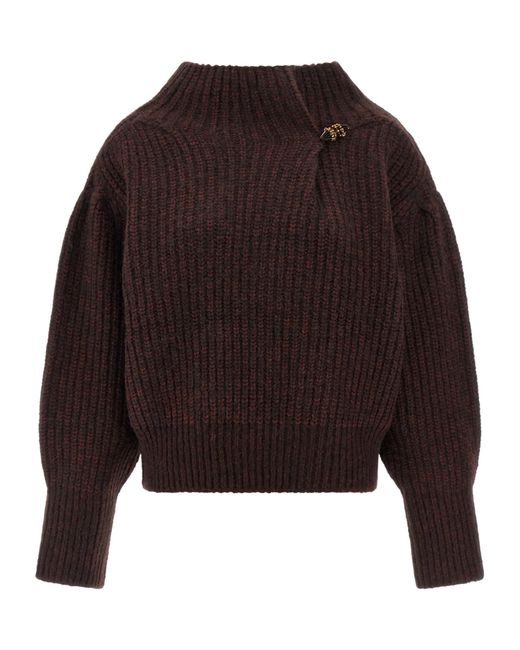 Dries Van Noten Brown Teubina Knitted Jumper