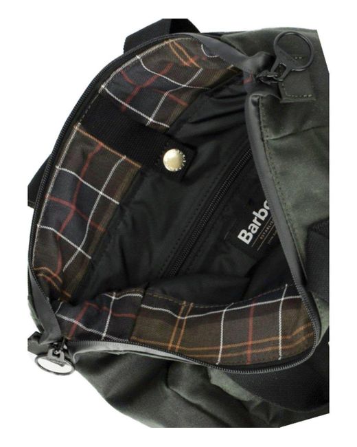 Barbour Black Field Wax Backpack for men
