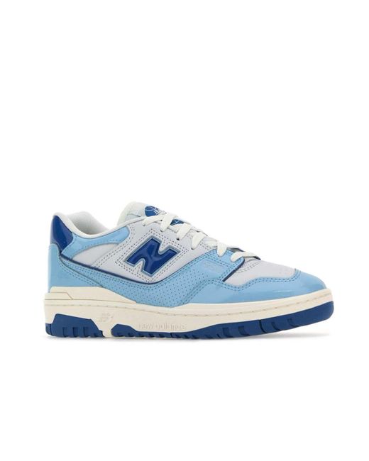 New Balance Blue 550 Lace-Up Sneakers