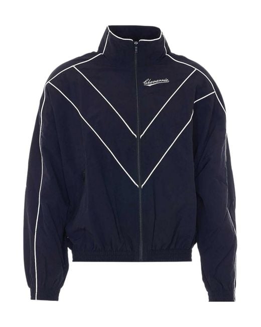 Willy Chavarria Blue Bad Boy Track Performance Jacket for men