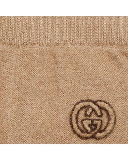 Gucci Natural Knit Shorts With-- Detail