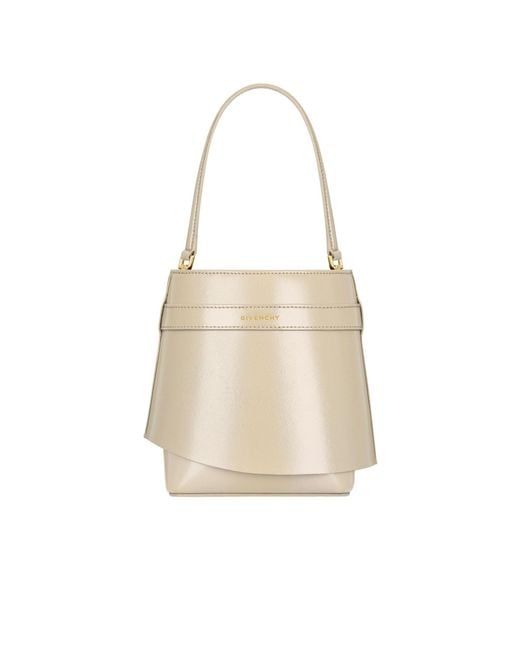 Givenchy White Shark Lock Bucket Bag