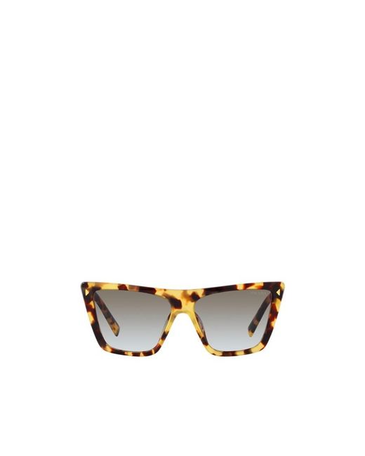 Prada White Eyewear Butterfly-Frame Sunglasses