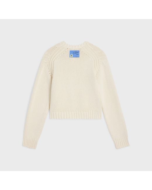 Céline White Cardigan