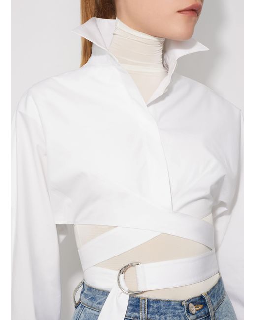 Alaïa White Long-Sleeved Jumpsuit