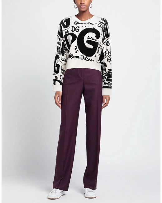 Dolce & Gabbana Black Two-Tone Long Sleeve Sweater