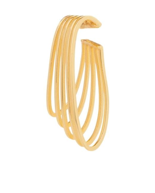 FEDERICA TOSI Metallic Multi-Line Design Single Earring