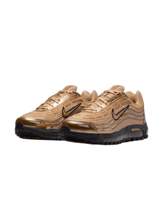 Nike Brown Air Max Lace-Up Sneakers for men