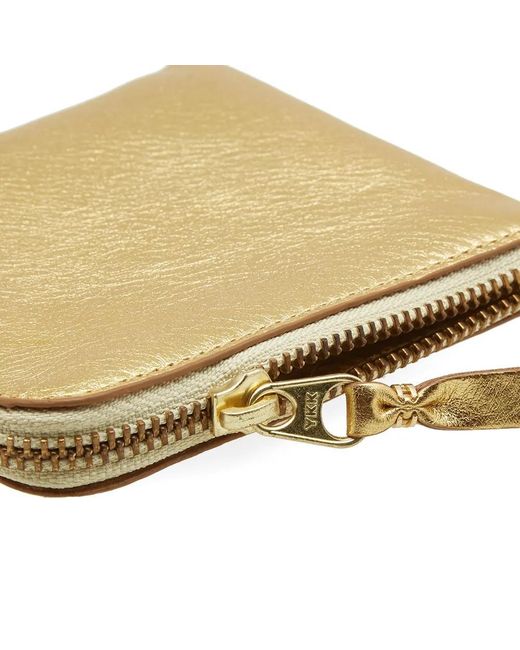 Comme des Garçons Natural Comme Des Garçons Wallet Zip-Around Coin Pouch for men
