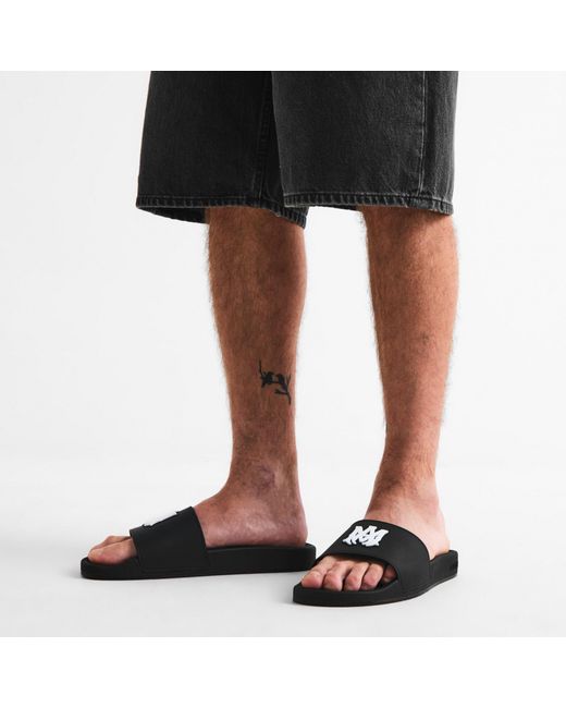 Amiri Black Ma Pool Slide Sn64 for men