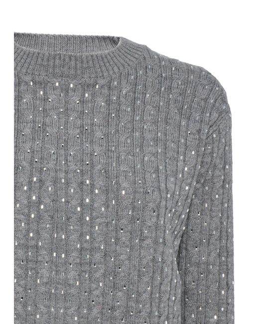 Max Mara Gray Studio Ussuri Crewneck Jumper