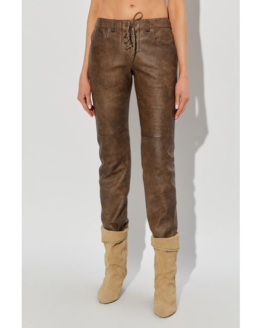 Isabel Marant Brown Vanel Pants