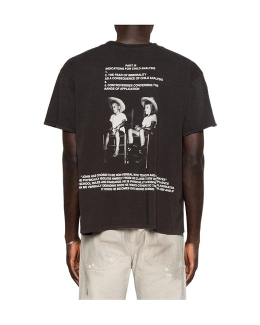Enfants Riches Deprimes Black Crew-Neck T-Shirt for men