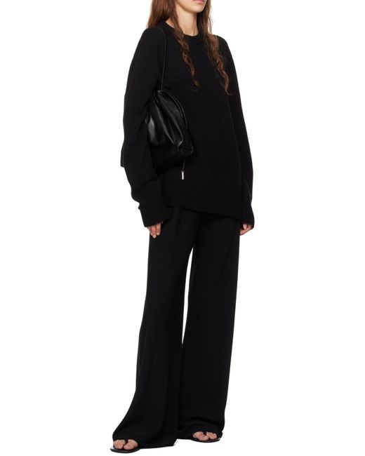 The Row Black Drawstring Shoulder Bag