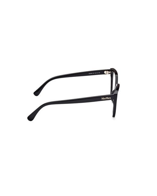 Max Mara White Logo-Arm Detail Glasses