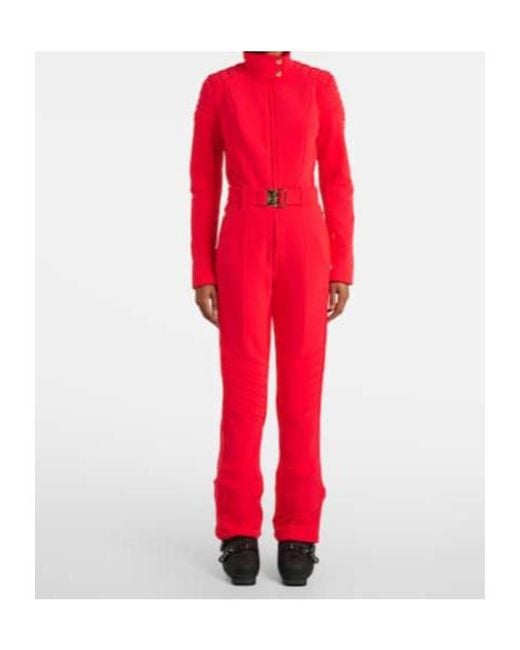 Bogner Red One-Piece Ski Sui