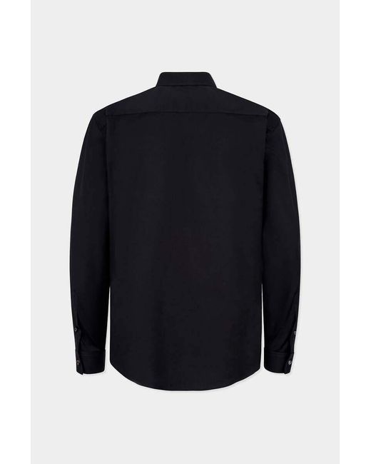 DSquared² Blue Logo Printed Buttoned Shirt for men