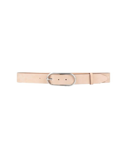 Rag & Bone White Minimalist Suede Belt