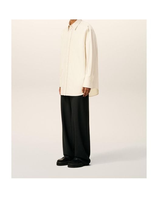 AMI Natural Logo-Embellish Shirt for men
