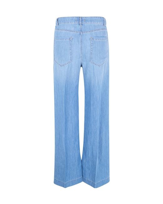 Seventy Blue High-Waist Jeans