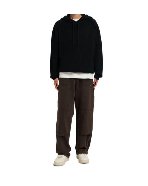 Moose Knuckles Black Colson Pullover Hoodie for men