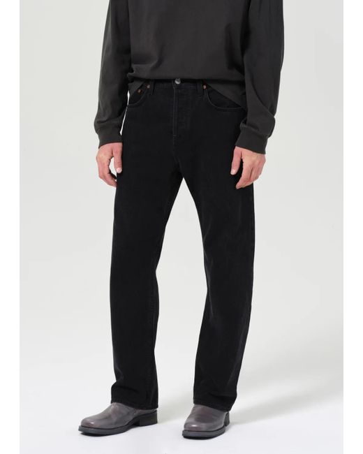 Agolde Black Magnus Straight-Leg Jeans for men