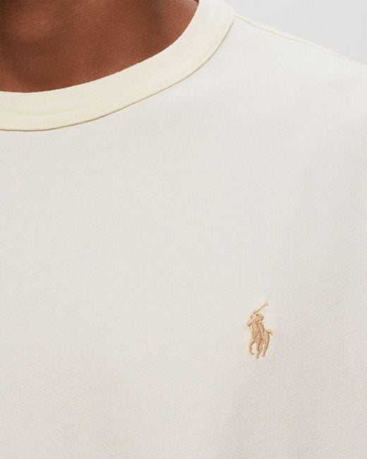 Polo Ralph Lauren White Classic Fit Logo T-Shirt for men