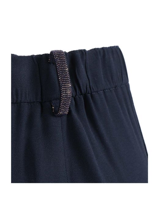 Fabiana Filippi Blue Elastic Waist Pants