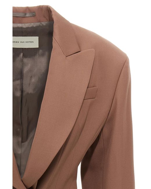 Dries Van Noten Brown 'Bohana' Blazer