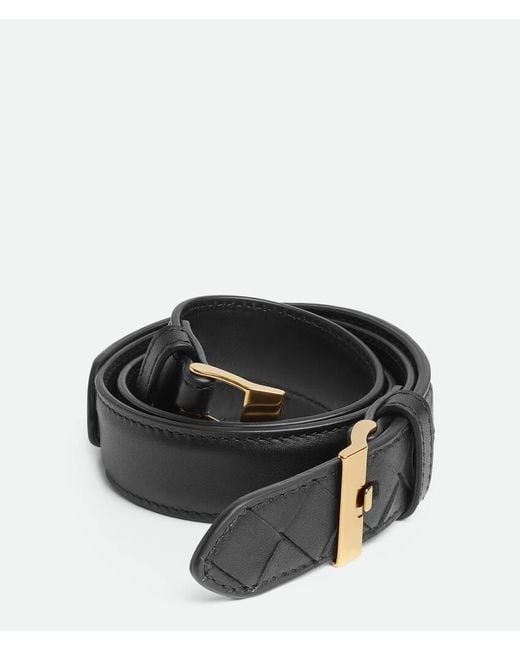 Bottega Veneta Black Watch Belt