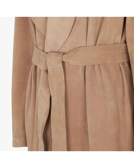 Fendi Natural Leather Coat