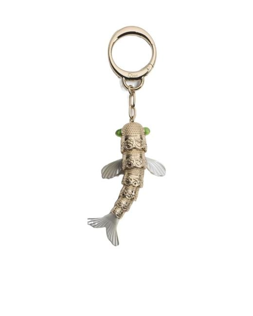Dior White Fish-Shaped Bag Accessories