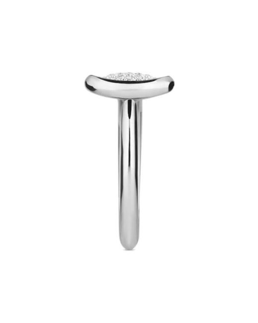 Gucci White Horsebit Diamond 18K Ring