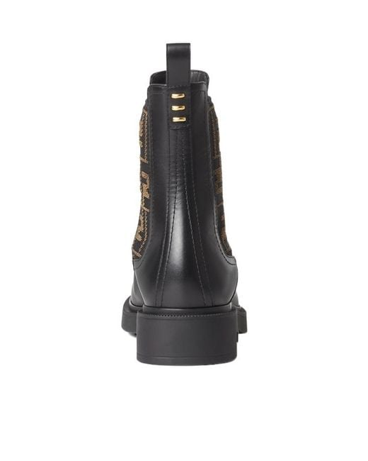 Fendi Black Chelsea Boots 'Filo'