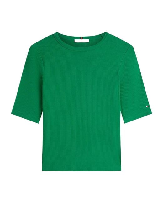 Tommy Hilfiger Green Short-Sleeved T-Shirt