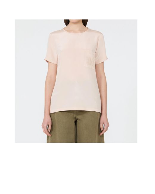 Max Mara Pink Short-Sleeved Shirt