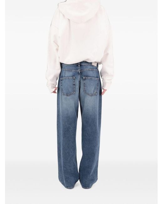 ICON DENIM Blue Belt-Loop Jeans