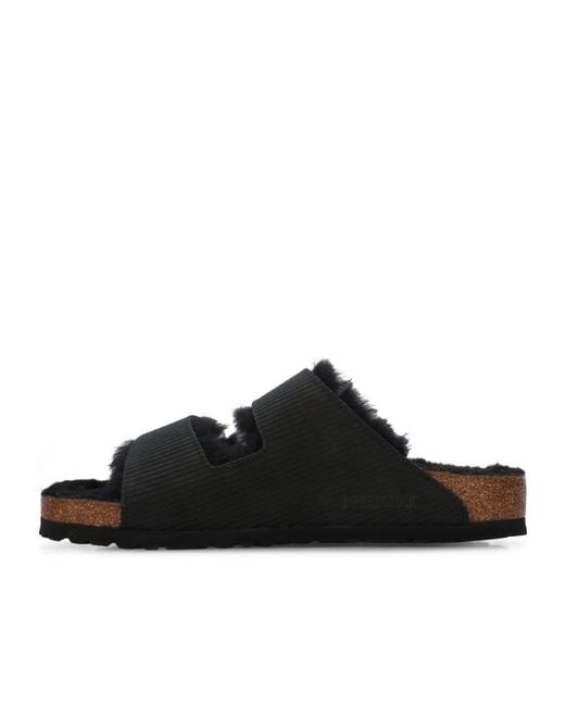 Birkenstock Black Solid Color Sandals for men
