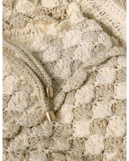 Zimmermann Natural Wanderlust Crochet Short